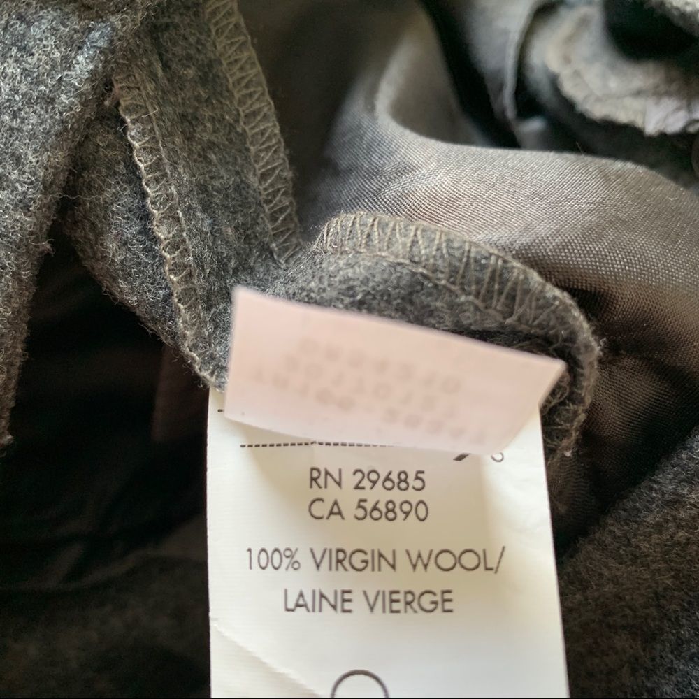 100% Virgin Wool Pants Straight Leg​ Pendleton Slacks Gray Size 8 Medium - Picture 6 of 9